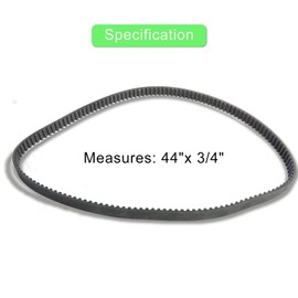 120-3335 Replacement Belt for Toro Timemaster 30 inch Lawn Mower, 44" x 3/4" Deck Replacement Timing Belt Replaces for STENS 265-610