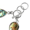 Nupuyai Natural Abalone Shell Bracelet for Women Men, Adjustable Link
