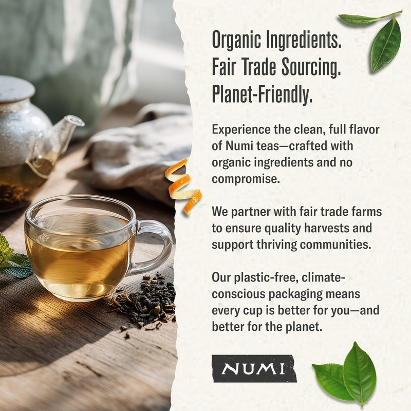 Numi Organic Gunpowder Green Tea - 18 Green Tea Bags