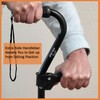 VIVA CARE Walking Cane with 4 Prongs & Extra Handle