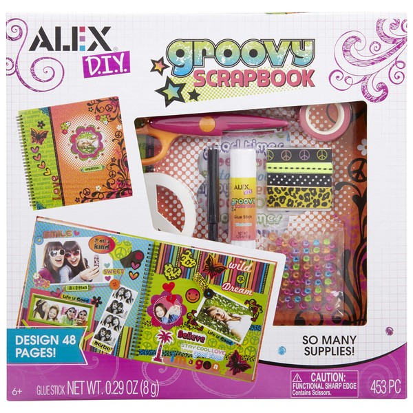 Alex Craft Groovy Scrapbook Kids Art and Craft Activity, Design