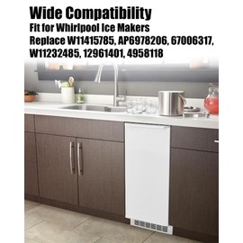 W11415785 Ice Maker Fill Tube and Water Line Assembly Fit for Whirlpool Refrigerator, Includes 1 Screwdriver and 1 Towel, Replaces AP6978206 67006317 W11232485 12961401 PS12745424