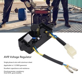 AVR Automatic Voltage Regulator Rectifier for 1 to 2.5KW Generator, AVR Voltage Regulator Single Phase 6 Wire Gasoline Engine Voltage Regulator, Automatic Voltage Regulator
