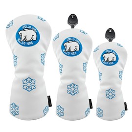 Golf Headcover Driver 440cc 460cc Cover Wood Cover Utility UT Cover Polar Bear (Wood)