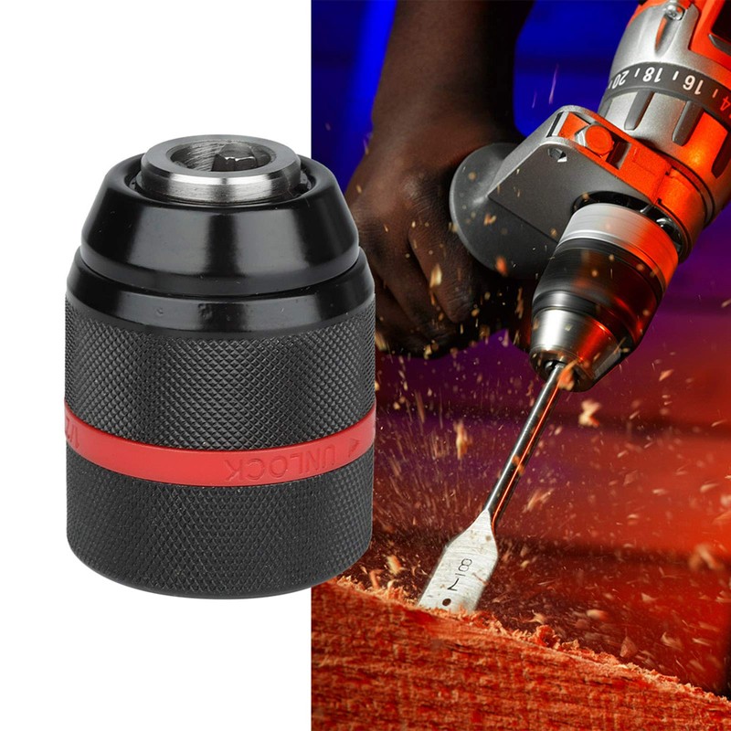 Great Clamping Force Keyless Metal Drill Chuck, Keyless Hand Drill