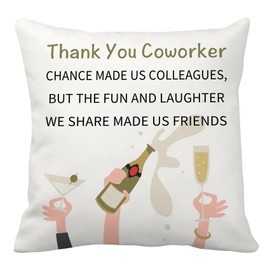 Leaving Gifts for Colleagues: Women's Cushion Covers, Thank You Gifts for Work Besties