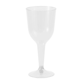 JAM Paper Plastic Wine Glasses - 10 oz - Clear - 20 Glasses/Pack