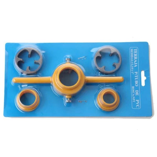 Unbranded 6pcs PVC Pipe Threading Tool Set 1/2 3/4 1