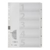 Pagna 31003 8 Index 1-5 A4 Pack of 5 White
