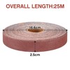 Emery Cloth Roll,60 Grit Continuous Sandpaper Roll 1" x 82