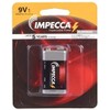 IMPECCA 9 Volt Batteries, High Performance 9V Alkaline Batteries, 6LR61,
