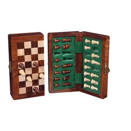 Engelhart H.O. B.V. 153517 13 x 25 cm sheesham wood Magnetic foldable chess set