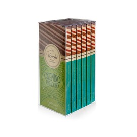 Venchi Set of 6 Cremino Pistachio Chocolate Bars, 660g - Creamy, Layered Chocolates with Pistachio Paste - Gluten Free