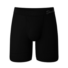 Shinesty Hammock Support Underwear for Men | Long Leg Boxer Briefs | US XL Black