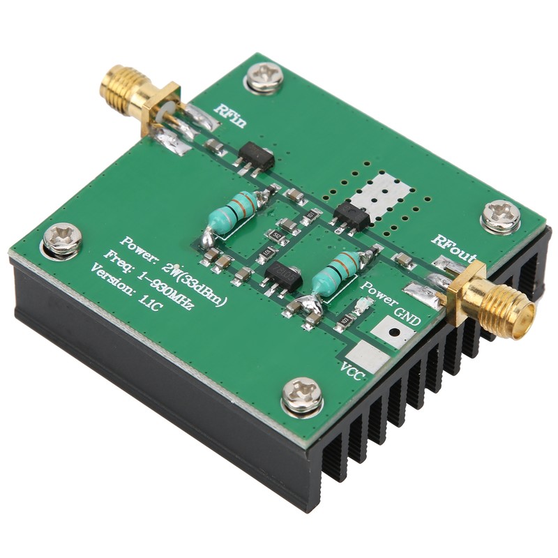 12V DC RF Power Wideband Amplifier Amplification Module 1-930MHz Working