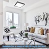 Defurhome LED Ceiling Light,18W 1500LM,100W Equivalent,5000K Daylight White,Waterproof IP54,Flush Mount,