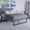 Flash Furniture Bentley 14" Metal Platform Bed Frame - Black