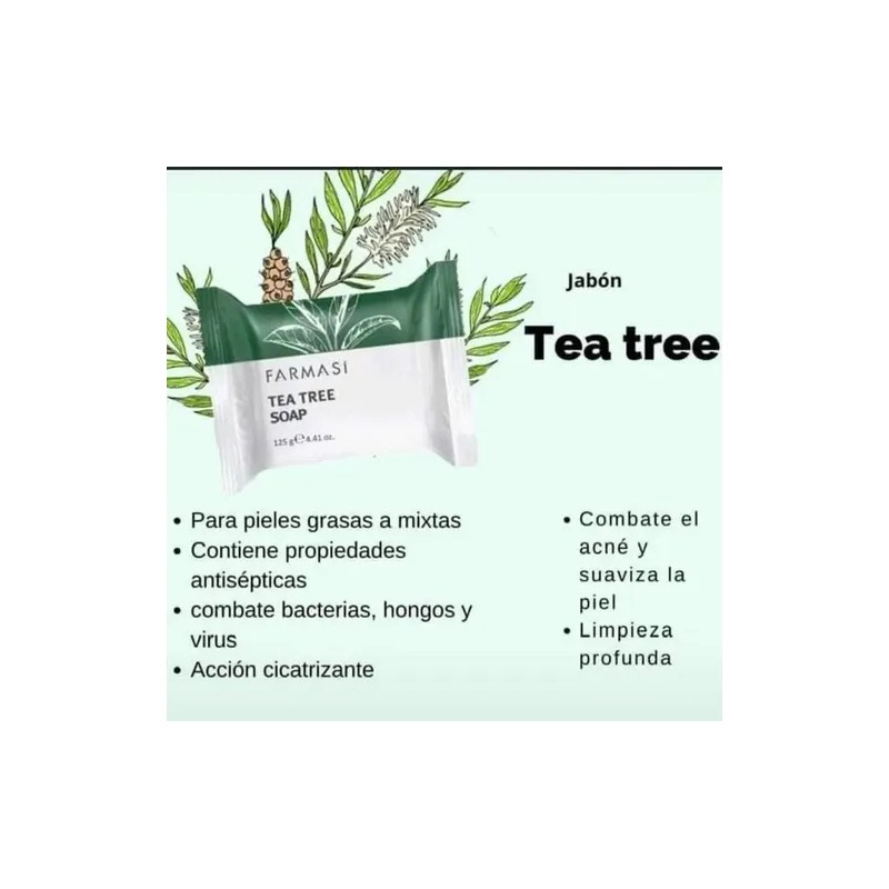 Tonico Facial Te Tree + Jabón Té Tree Piel Grasa