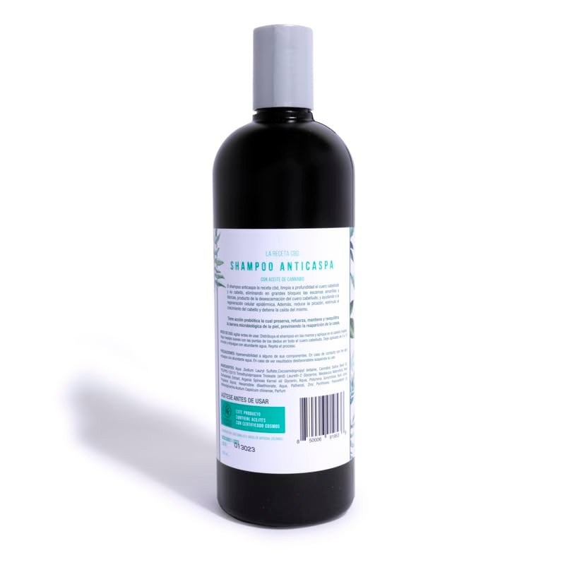 Shampoo Anti Caspa con Ingredientes Naturales La Receta