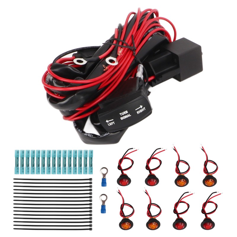 UTV Turn Signal Rocker Switch ATV Street Legal Lighting Kit