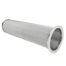 Fdit Cold Brew Coffee Filter, Stainless Steel Filter, Coffee Tea Infuser with White Rubber Circle, Coffee Brew Egg, Coffee Strainer, Mason Jar, Mesh Coffee Filter for Fruit Drinks (2#)