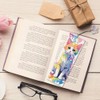 pigpigboss 3 Pieces Cat Diamond Painting Bookmark Kit, Flower Cat