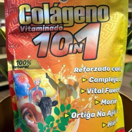 10-in-1 Collagen Supplement with Vitamins, Daily Collagen Support Formula, Skin Hair Nail Support, Multi Collagen Nutritional Supplement Capsules