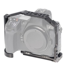 FOTGA Camera Cage for NIK0N Z8 Mirrorless Camera, Aluminium Vlogging Cage Stabiliser Rig with Cold Shoe, 1/4 Inch Screw, 3/8 Inch-16 Holes for Arri Grip, Quick Release Plate for Arca-Swiss Tripod