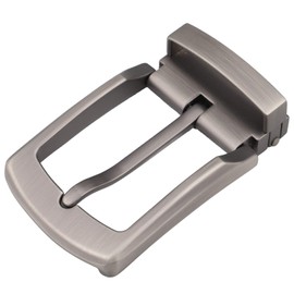 McFanBe 32-35mm (1.37") Aluminium Belt Buckle Single Prong Square Replacement Buckle, Grey04