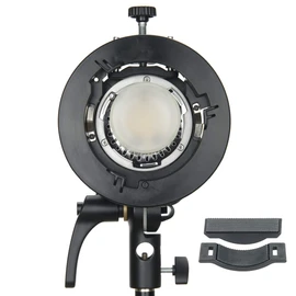 Godox S2 Flash S-Type Bracket with Bowens Mount for Godox V1 AD200Pro etc Round Head Flash Series and AD400Pro AD200 V860II TT685 TT600 TT350 Series Speedlite,Direction-Adjustable Handle…