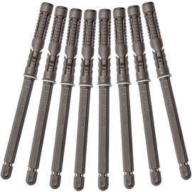 Pack of 8 Concealed Brackets, Shelf Brackets, Invisible Wall Brackets, Concealed Shelf Brackets, Bracket for Floating Bookshelves or Wall Shelves (10 x 145 mm)