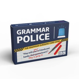 Bubblegum Stuff Grammar Police Game - Correct The Bad Grammar Flash Card Game - Fun Grammar Detective Game - Suitable for Family, Kids, Teenagers & Adults