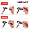 MAXPOWER 1/2-Inch and 3/8-Inch Drive Dual-Drive 18-Inch Breaker Bar Flex
