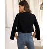 KOJOOIN Women's Bolero Long Sleeve Cardigan Elegant Festive Shoulder Jacket