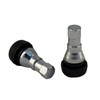 Rocket Racing Wheels C504S Short Chrome Sleeve Rubber Valve Stem