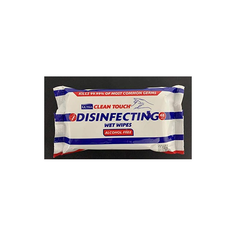 Realpack x Pack of 48 Wet Wipes Household Surface Cleaning,