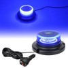 OPPBUY Blue Beacon Strobe Lights,16 Flashing Modes,48pcs LED,Emergency Rooftop Hazard