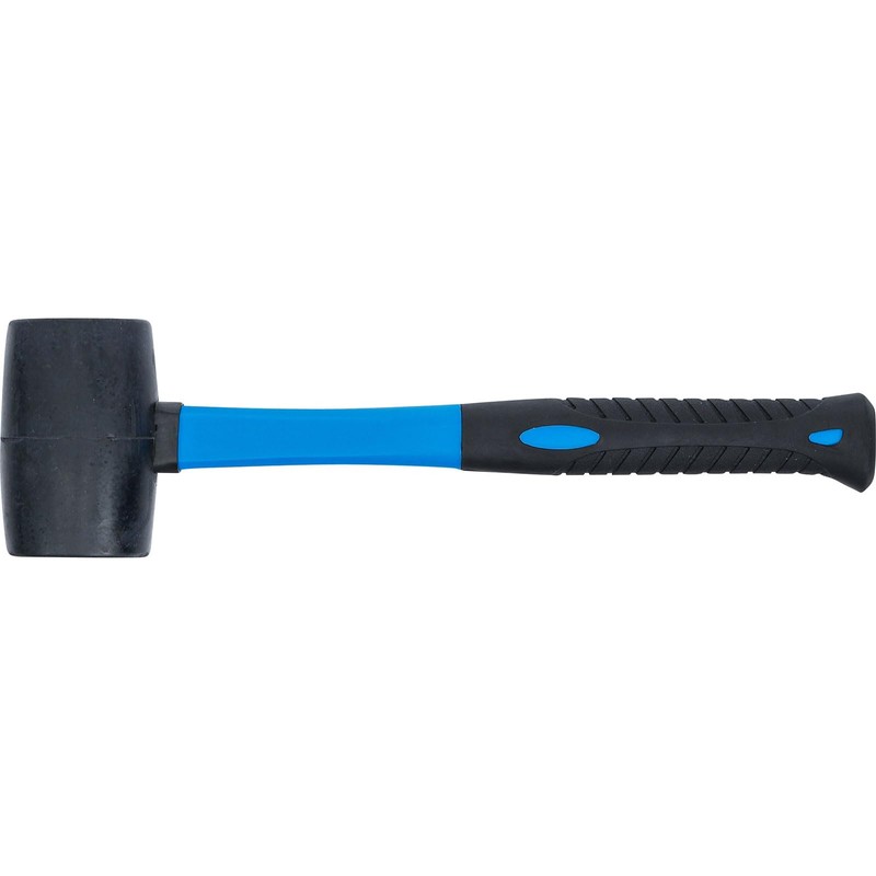 BGS 1960 Rubber Panel Mallet with Fibreglass Shaft, Black/Blue, 250