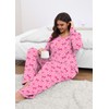 POSESHE Women’s Plus Size Pjs Two Piece Fall Pajama Sets