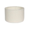 Modern Cream Boucle Cylinder Ceiling Pendant Lampshade/Table Lamp Drum Light