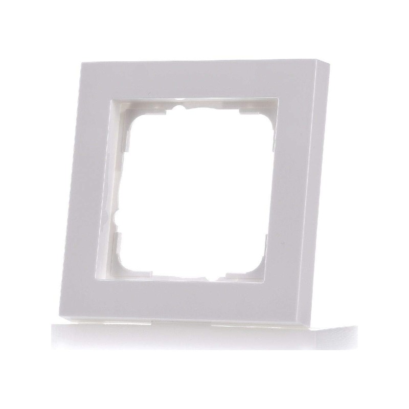 GIRA Standard 55 Series Pure White Glossy Frame 1F Pure