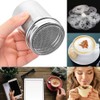 3 Pcs Stainless Steel Powder Shaker,Coffee Cocoa Seasoning Shaker Dispenser