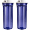 iSpring HC12X2 1/4'' Water Filter Housing Clear for Reverse Osmosis