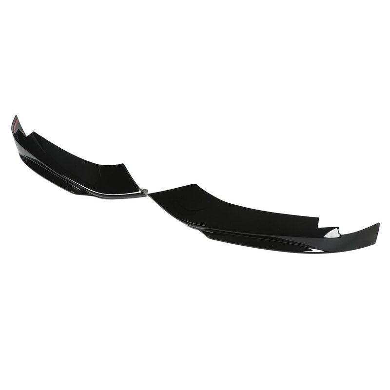 2 Pcs Front Bumper Diffuser Glossy Black Left Right Lip