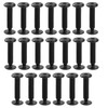 Savagrow 20 Sets M3 x 16mm Black Binding Post Screws