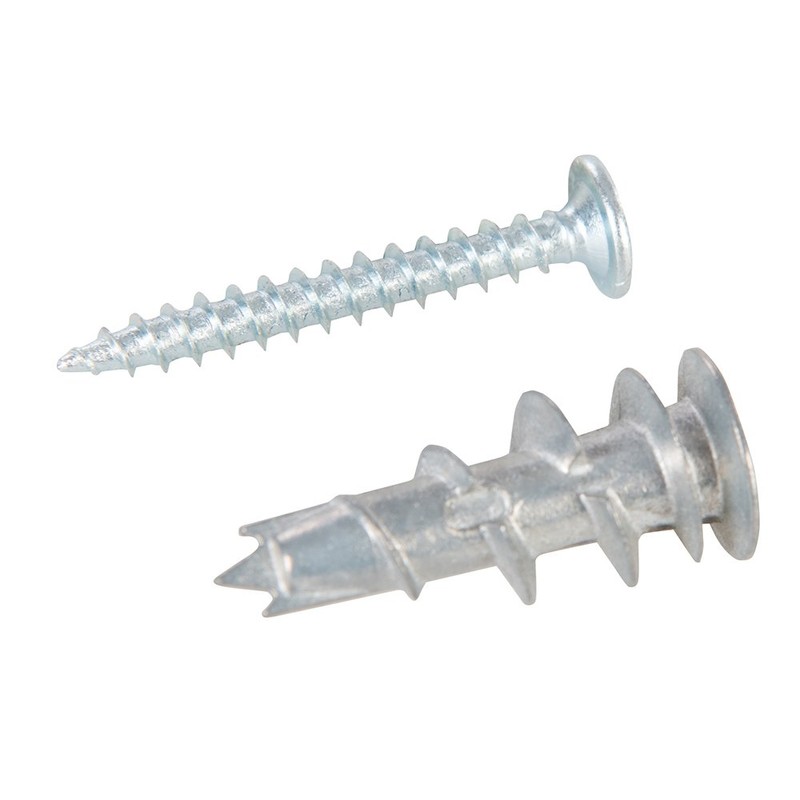 Fixman 825735 Self-Drill Metal Plasterboard Fixings 12 x 32mm Pack