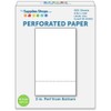 Perforated Paper, 3" From Bottom, Horizontal on White 24# LEGAL