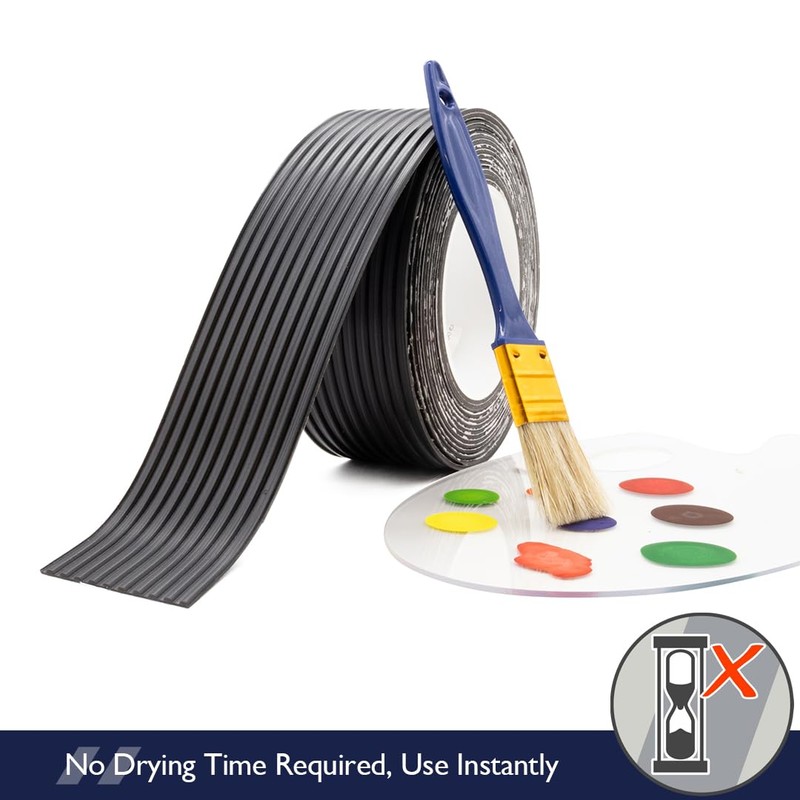 Heskins LLC Ribbed Rubber Anti Slip Tape (2" x 60ft)