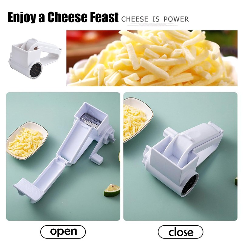 Parmesan Cheese Carrot Garlic Grater Graters Press Rotary Mini with