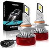 9005 HB3 H10 LED Faros para Delanteros,6500K Luz Blanca, 200W